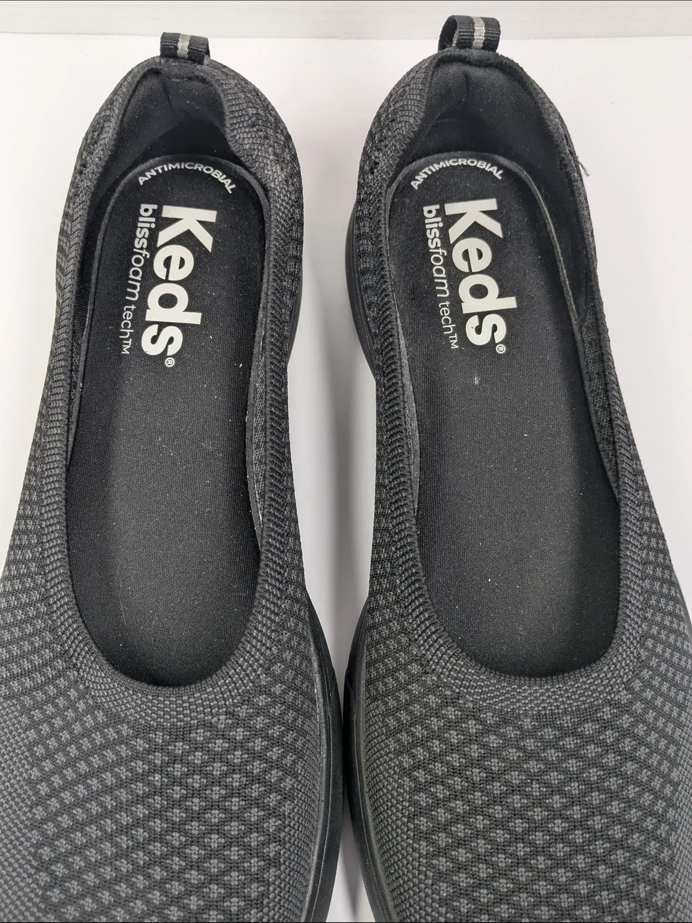 Keds Women’s Black Slip-On Knit Sneakers